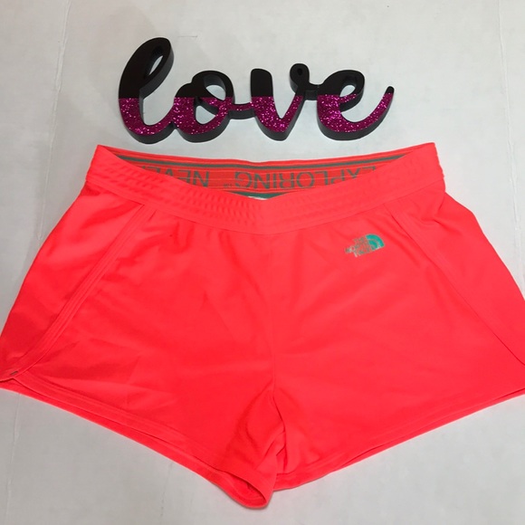 The North Face Pants - NORTH FACE Neon Orange Shorts